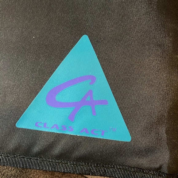 Class Act Vintage Zippered Folder School pocket 80s - Picture 3 of 9